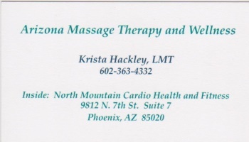 Arizona Massage Therapy and Wellness