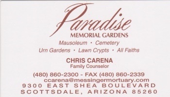 Paradise Memorial Gardens